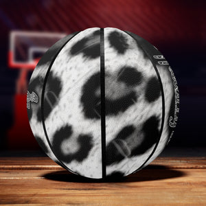 Officially Sexy Snow Leopard Collection Eight Panel Printed Basketball