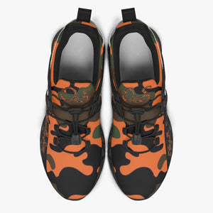 Officially Sexy Orange Army Camouflage Collection Mesh Running Shoes