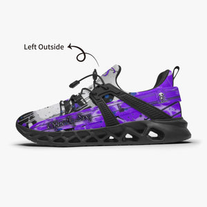 Officially Sexy Dark Purple Creepy Boy Collection Unisex Mesh Running Shoes