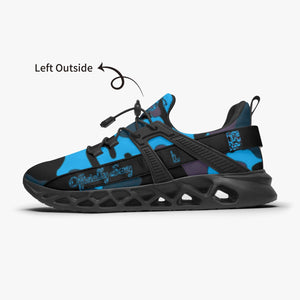 Officially Sexy Blue Army Camouflage Collection Mesh Running Shoes