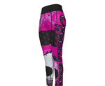 Officially Sexy Creepy Boy Collection Women's High Waist Thigh High Booty Popper Leggings
