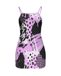 Officially Sexy Animal Abstract Collection English Women's Plus Size Cami Dress 🐾🌞