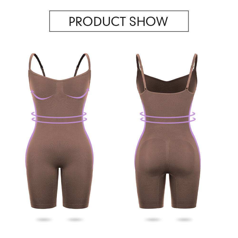 Women's Plus Size Hip Lifting Full Body One-Piece Seamless Belly Contraction Shapewear Corset