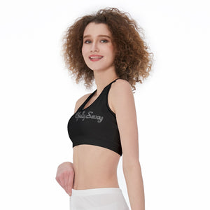 Officially Sexy Black Snow Leopard Print Collection Sports Bra 2
