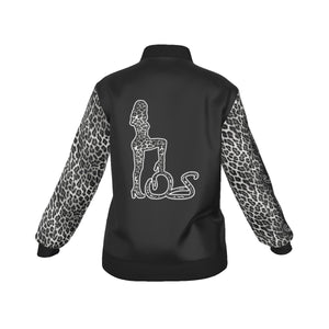Officially Sexy Snow Leopard Collection Women's Black Jacket Small Print Logo On Back (English) 4 3