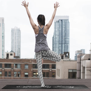 Officially Sexy Snow Leopard Print Collection Suede Anti-slip Yoga Mats