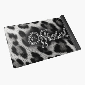 Officially Sexy Snow Leopard Print Collection Suede Anti-slip Yoga Mats