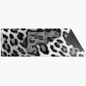Officially Sexy Snow Leopard Print Collection Suede Anti-slip Yoga Mats