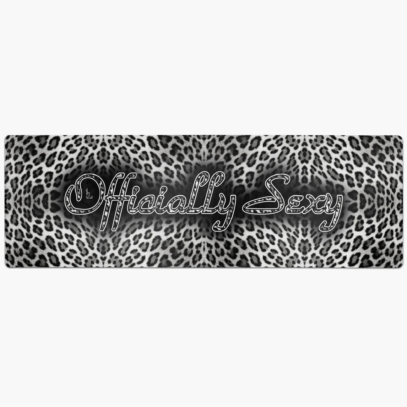 Officially Sexy Snow Leopard Print Collection Suede Anti-slip Yoga Mats