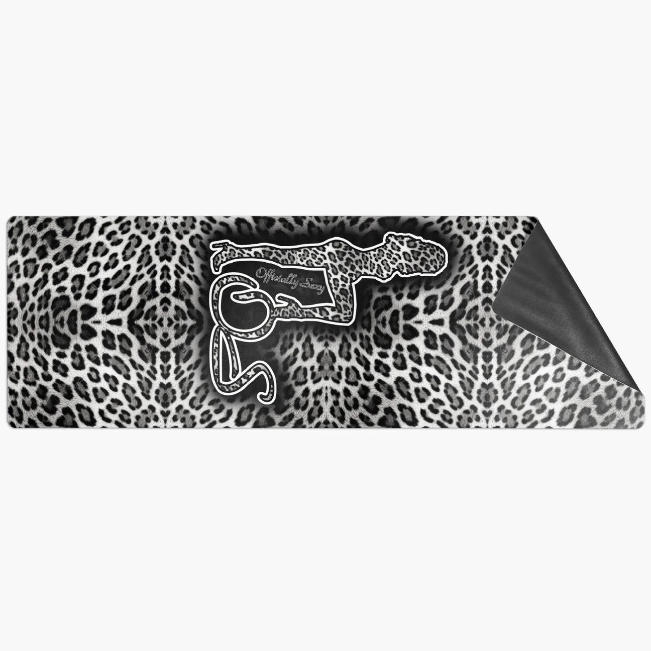 Officially Sexy Snow Leopard Print Collection Suede Anti-slip Yoga Mats