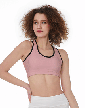 Officially Sexy Solid Color With Black Trim Women’s Sports Bra