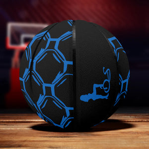 Officially Sexy English Octagon Bubbles Collection - Eight Panel Printed Basketball 1