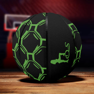 Officially Sexy English Octagon Bubbles Collection - Eight Panel Printed Basketball 1