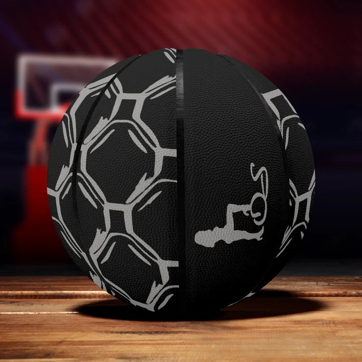 Officially Sexy English Octagon Bubbles Collection - Eight Panel Printed Basketball 1