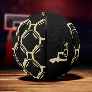 Officially Sexy English Octagon Bubbles Collection - Eight Panel Printed Basketball 1