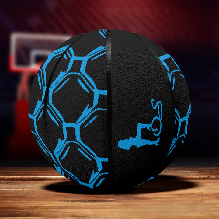 Officially Sexy English Octagon Bubbles Collection - Eight Panel Printed Basketball 1