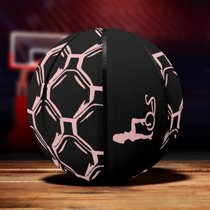 Officially Sexy English Octagon Bubbles Collection - Eight Panel Printed Basketball 1