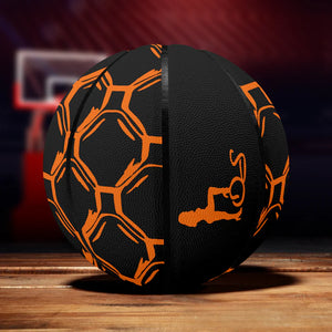 Officially Sexy English Octagon Bubbles Collection - Eight Panel Printed Basketball 1