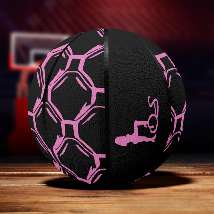 Officially Sexy English Octagon Bubbles Collection - Eight Panel Printed Basketball 1