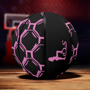Officially Sexy English Octagon Bubbles Collection - Eight Panel Printed Basketball 1