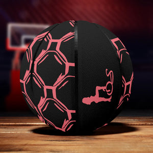 Officially Sexy English Octagon Bubbles Collection - Eight Panel Printed Basketball 1