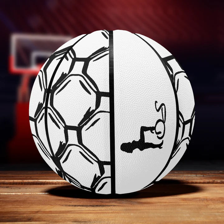 Officially Sexy English Octagon Bubbles Collection - Eight Panel Printed Basketball 1