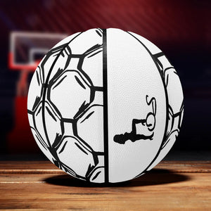 Officially Sexy English Octagon Bubbles Collection - Eight Panel Printed Basketball 1