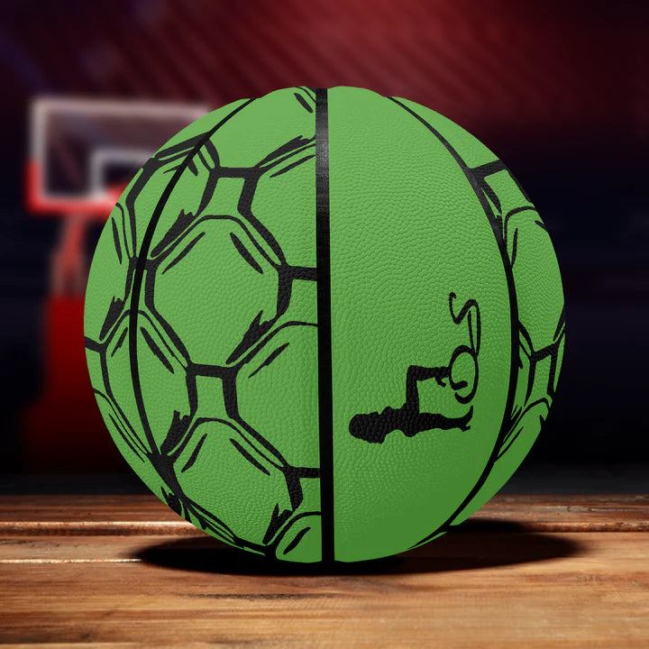 Officially Sexy English Octagon Bubbles Collection - Eight Panel Printed Basketball 1