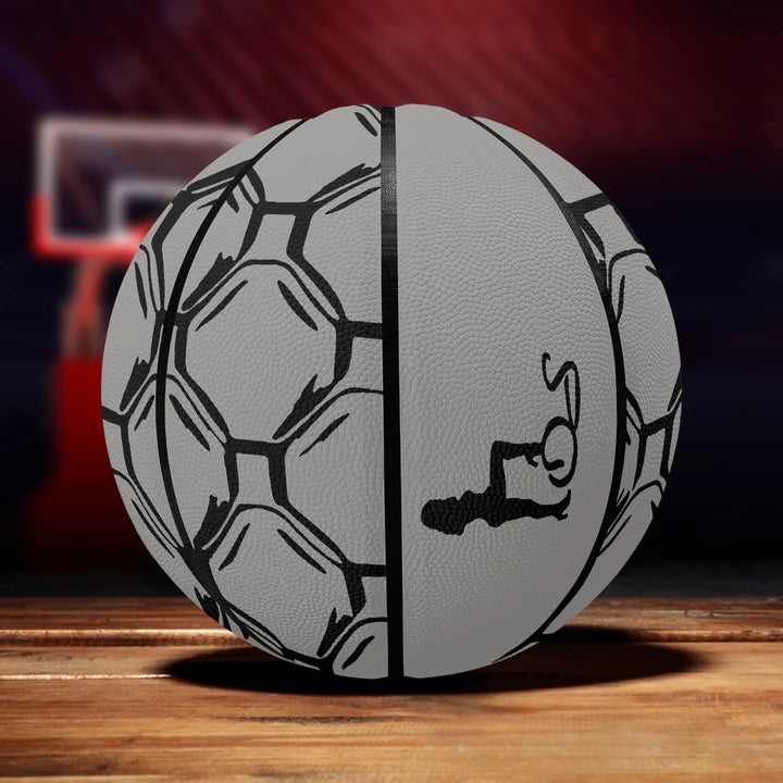 Officially Sexy English Octagon Bubbles Collection - Eight Panel Printed Basketball 1