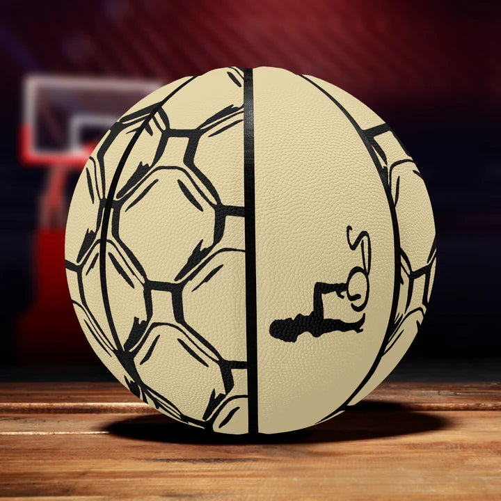 Officially Sexy English Octagon Bubbles Collection - Eight Panel Printed Basketball 1