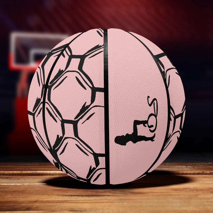 Officially Sexy English Octagon Bubbles Collection - Eight Panel Printed Basketball 1