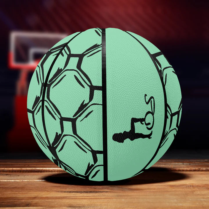 Officially Sexy English Octagon Bubbles Collection - Eight Panel Printed Basketball 1