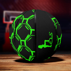 Officially Sexy English Octagon Bubbles Collection - Eight Panel Printed Basketball 1