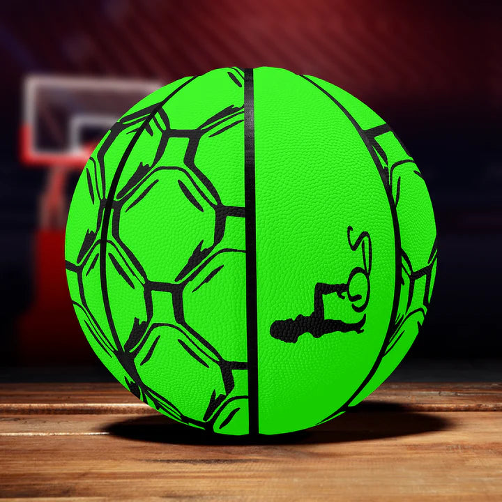 Officially Sexy English Octagon Bubbles Collection - Eight Panel Printed Basketball 1