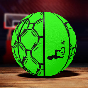 Officially Sexy English Octagon Bubbles Collection - Eight Panel Printed Basketball 1