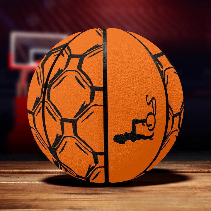 Officially Sexy English Octagon Bubbles Collection - Eight Panel Printed Basketball 1