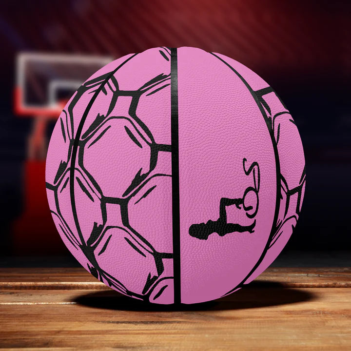Officially Sexy English Octagon Bubbles Collection - Eight Panel Printed Basketball 1