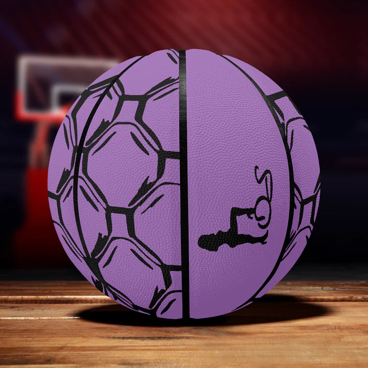 Officially Sexy English Octagon Bubbles Collection - Eight Panel Printed Basketball 1