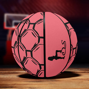 Officially Sexy English Octagon Bubbles Collection - Eight Panel Printed Basketball 1