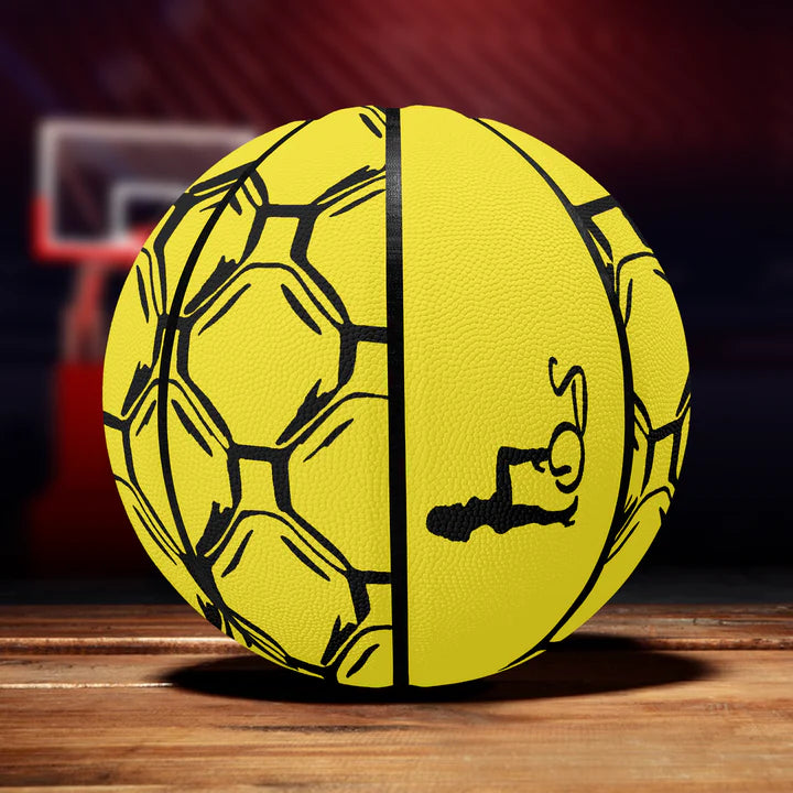 Officially Sexy English Octagon Bubbles Collection - Eight Panel Printed Basketball 1