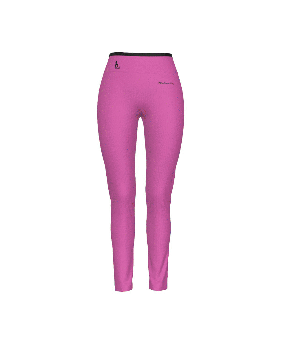 Officiellement Sexy French Solid Color Collection Women's High Waist Leggings With Side Stitch Closure Bright Colors