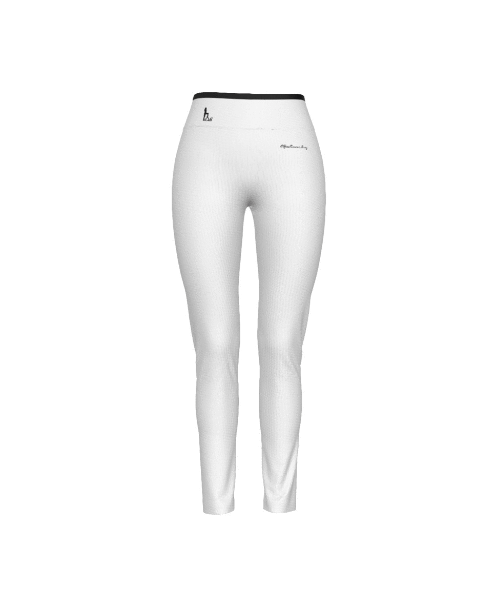 Officiellement Sexy French Solid Color Collection Women's High Waist Leggings With Side Stitch Closure Neutral Colors