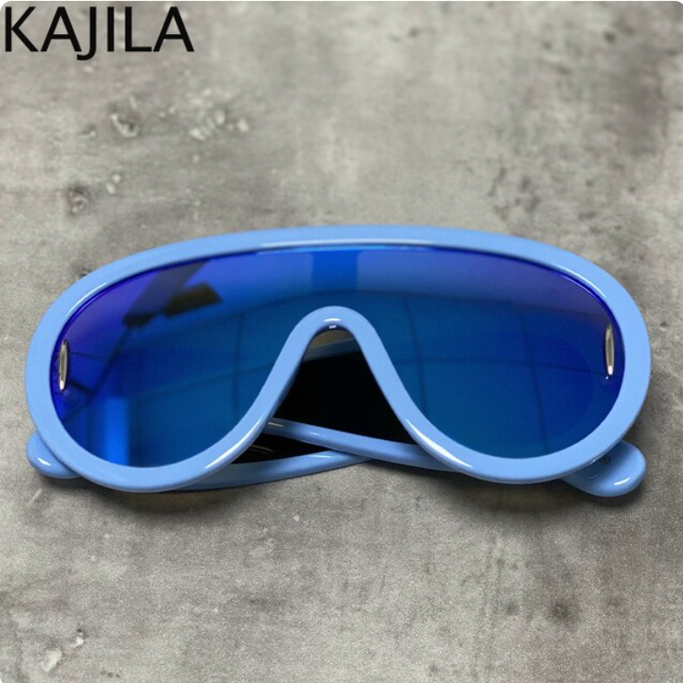 UV400 Blue Film Oversized Punk Sunglasses C8