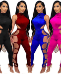 Turn up the heat and own the night in our Women’s Sexy Openwork Tight Plus Size Backless Jumpsuit—the ultimate statement piece for bold and confident fashionistas! Designed with high-stretch broadcloth fabric, this jumpsuit hugs your curves while offering a comfortable, flexible fit. The hollow-out openwork detailing adds a sultry edge, while the low-waist and backless design elevate your look for a show-stopping effect. Perfect for a night out, clubbing, or any event where you want to steal the spotlight!