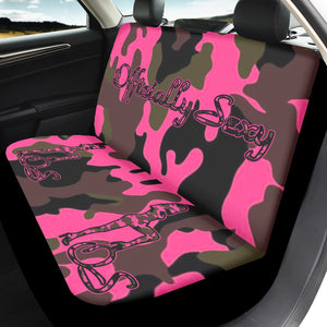 Officially Sexy Pink Army Camouflage Collection Microfiber Car Seat Covers - 3Pcs