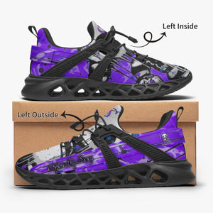 Officially Sexy Dark Purple Creepy Boy Collection Unisex Mesh Running Shoes