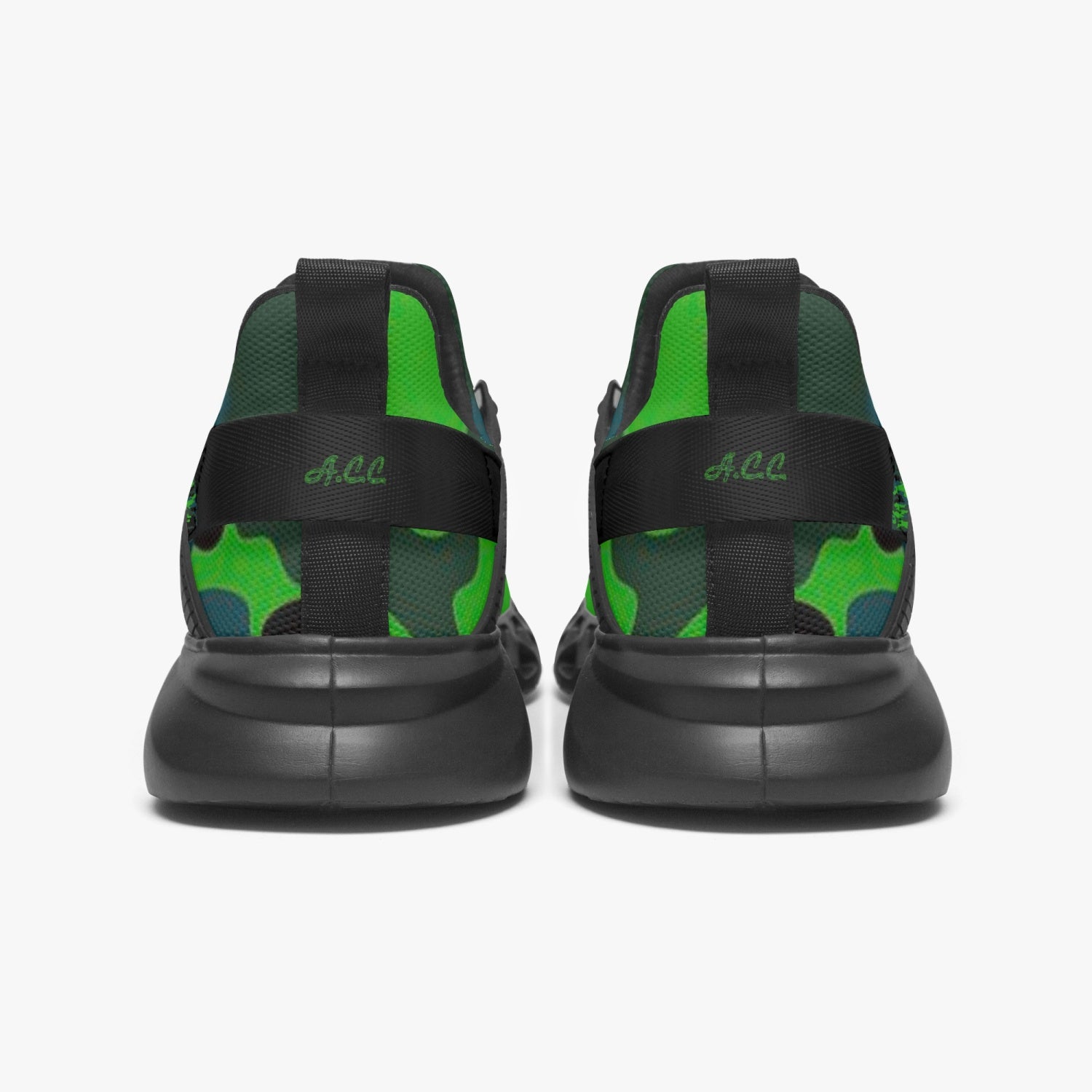 Officially Sexy Green Army Camouflage Collection Mesh Running Shoes
