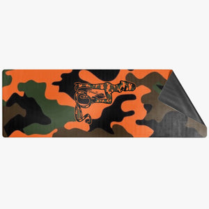 Officially Sexy Orange Army Camouflage Collection Suede Anti-slip Yoga Mat 2