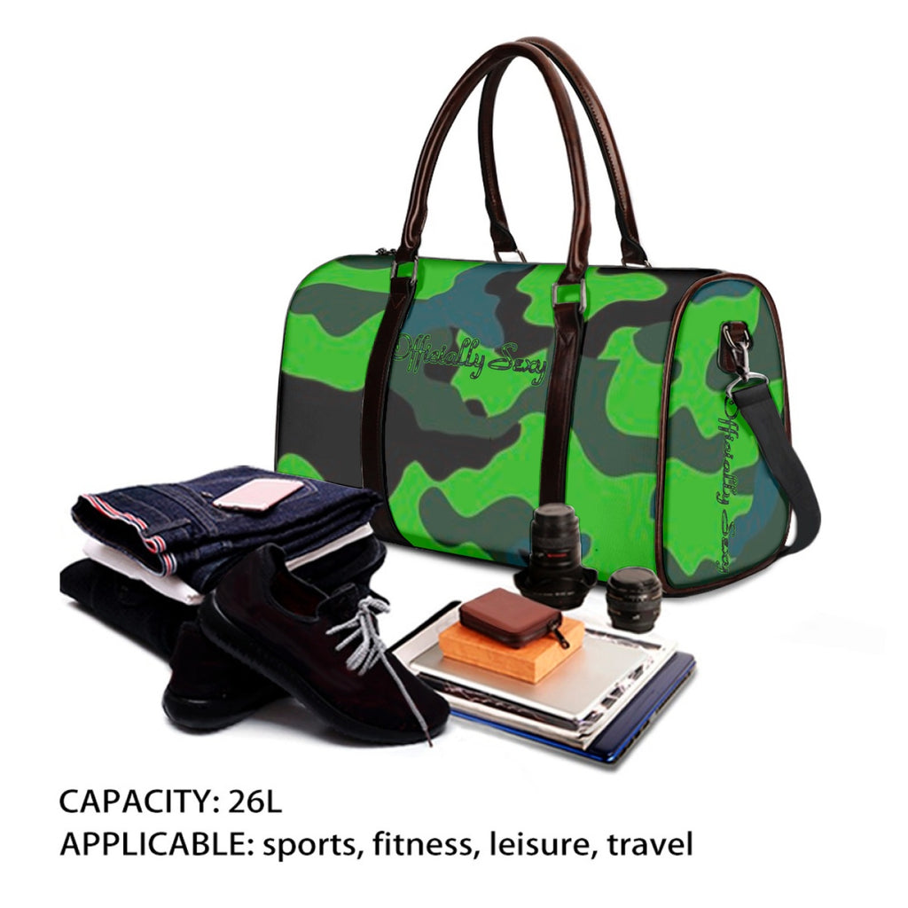 Officially Sexy Green Army Camouflage Collection Duffle Bag Regular price