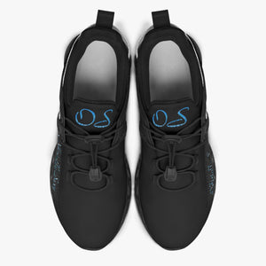 Officially Sexy Powder Blue Creepy Boy Collection Black Unisex Mesh Running Shoes